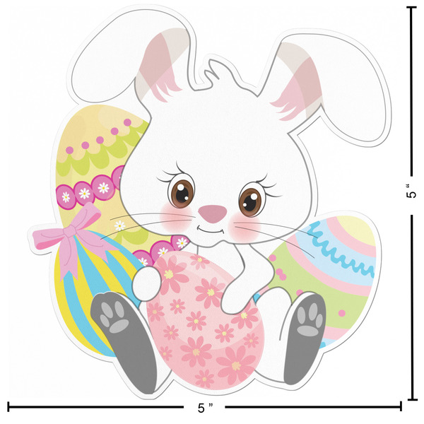 Easter Bunny Custom Shape Iron On Patches - L - APPROVAL