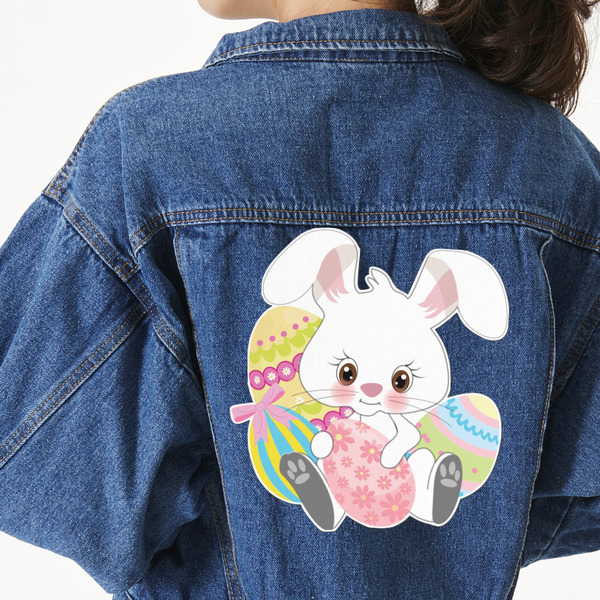 Custom Easter Bunny Twill Iron On Patch - Custom Shape - 3XL