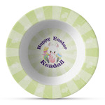 Easter Bunny Plastic Bowl - Microwave Safe - Composite Polymer (Personalized)