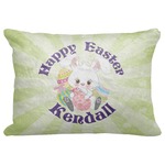 Easter Bunny Decorative Baby Pillowcase - 16"x12" (Personalized)