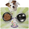 Easter Bunny Dog Food Mat - Medium LIFESTYLE