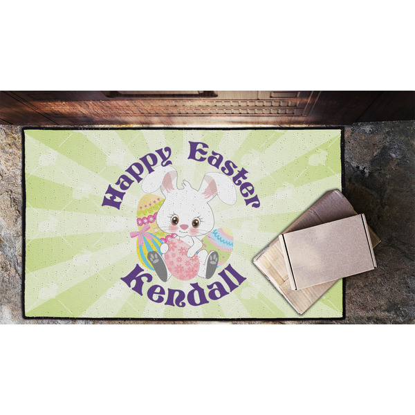 Easter Bunny Door Mat - LIFESTYLE (Lrg)