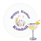 Easter Bunny Drink Topper - Large - Single with Drink