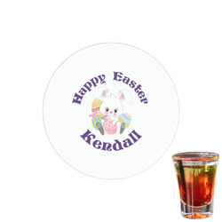 Easter Bunny Printed Drink Topper - 1.5" (Personalized)