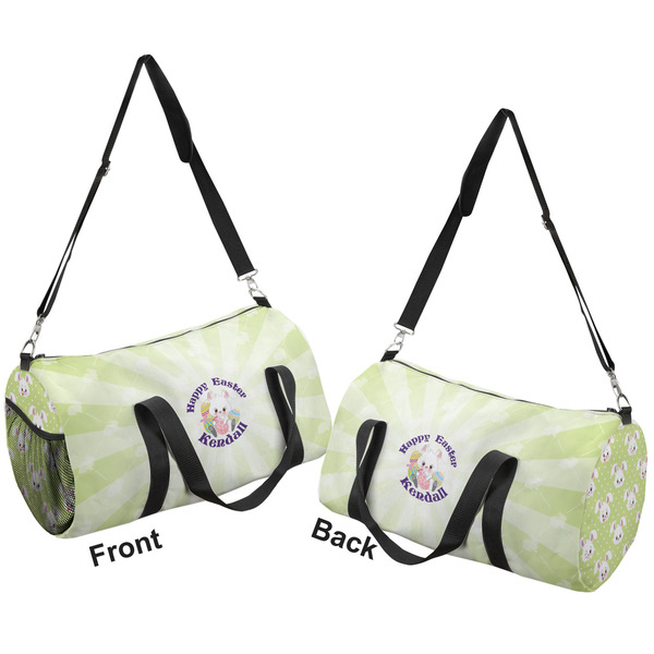 Easter Bunny Duffle bag large front and back sides