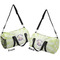 Easter Bunny Duffle bag small front and back sides