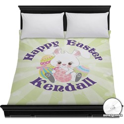 Easter Bunny Duvet Cover - Full / Queen (Personalized)