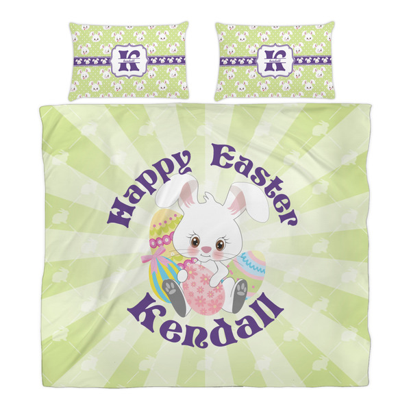 Easter Bunny Duvet Cover Set - King - Alt Approval