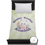 Easter Bunny Duvet Cover - Twin (Personalized)