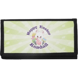 Easter Bunny Canvas Checkbook Cover (Personalized)