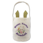 Easter Bunny Single Sided Easter Basket (Personalized)