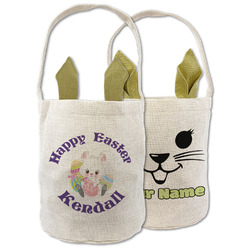Easter Bunny Double Sided Easter Basket (Personalized)