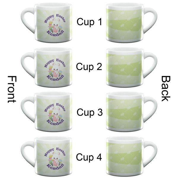 Easter Bunny Espresso Cup - 6oz (Double Shot Set of 4) APPROVAL