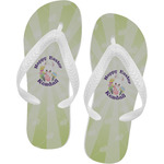 Easter Bunny Flip Flops - Small (Personalized)