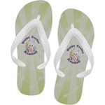 Easter Bunny Flip Flops - Medium (Personalized)