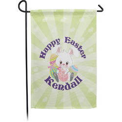 Easter Bunny Small Garden Flag - Single Sided w/ Name or Text