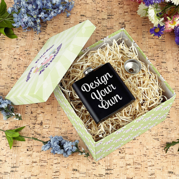 Easter Bunny Gift Boxes with Lid - Canvas Wrapped - Large - In Context