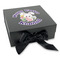 Easter Bunny Gift Boxes with Magnetic Lid - Black - Front (angle)