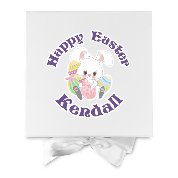 Easter Bunny Gift Boxes with Magnetic Lid - White - Approval