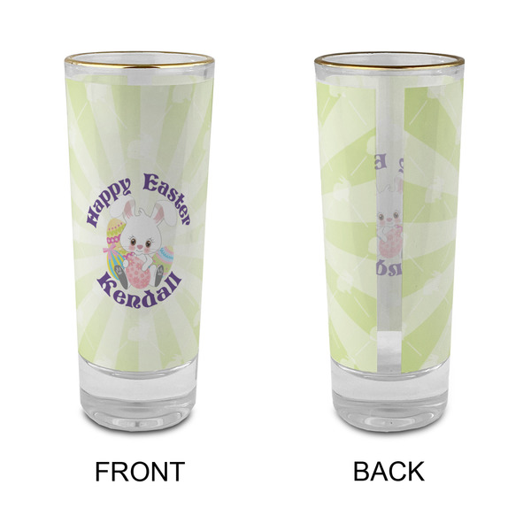 Easter Bunny Glass Shot Glass - 2 oz - Single - APPROVAL