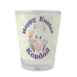 Easter Bunny Glass Shot Glass - 1.5 oz - Single (Personalized)