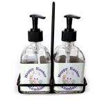 Easter Bunny Glass Soap & Lotion Bottle Set (Personalized)