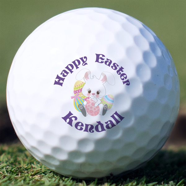 Custom Easter Bunny Golf Balls - Titleist Pro V1 - Set of 12 (Personalized)