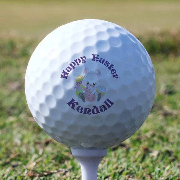 Easter Bunny Golf Ball - Branded - Tee