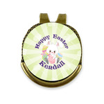 Easter Bunny Golf Ball Marker - Hat Clip - Gold