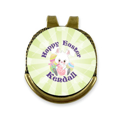 Easter Bunny Golf Ball Marker - Hat Clip - Gold