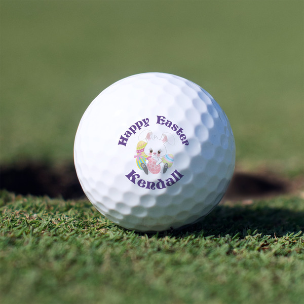 Custom Easter Bunny Golf Balls - Non-Branded - Set of 3 (Personalized)