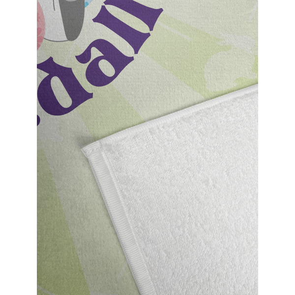 Easter Bunny Golf Towel - Detail