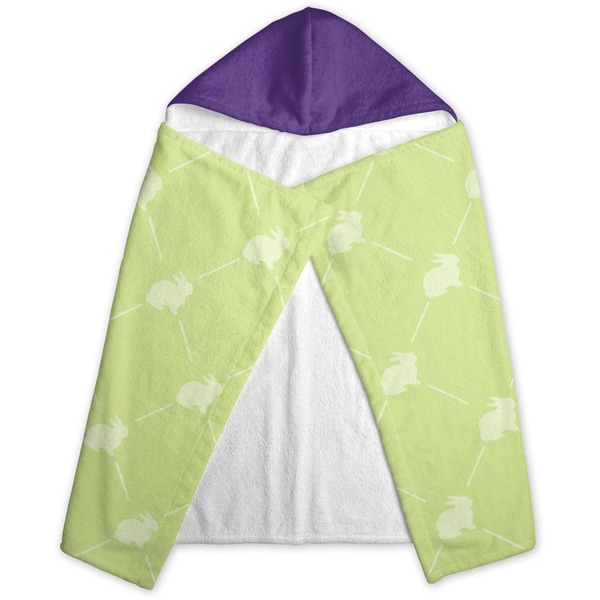 Easter Bunny Hooded Towel - Folded