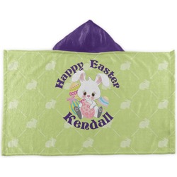 Easter Bunny Kids Hooded Towel (Personalized)