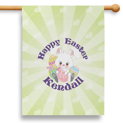 Easter Bunny 28" House Flag - Double Sided (Personalized)