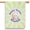Easter Bunny 28" House Flag (Personalized)