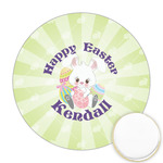 Easter Bunny Printed Cookie Topper - 2.5" (Personalized)