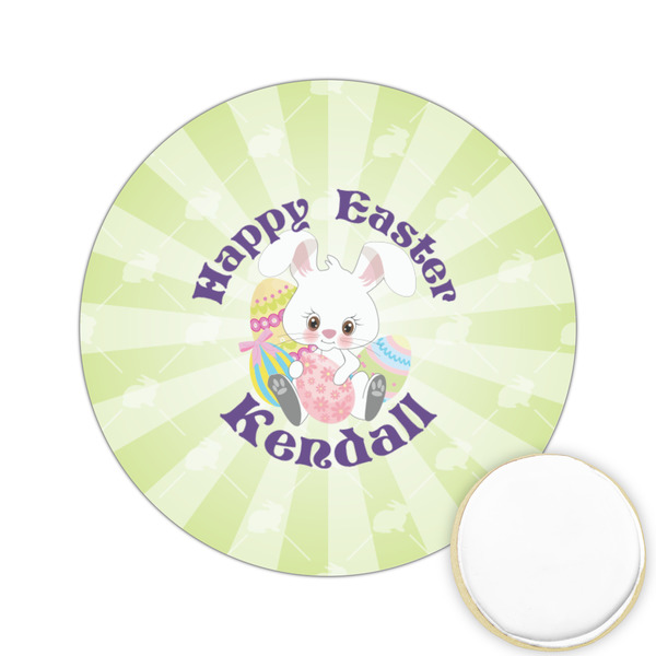 Custom Easter Bunny Printed Cookie Topper - 2.15" (Personalized)