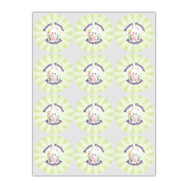 Easter Bunny Icing Circle - Small - Set of 12