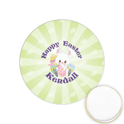 Easter Bunny Printed Cookie Topper - 1.25" (Personalized)