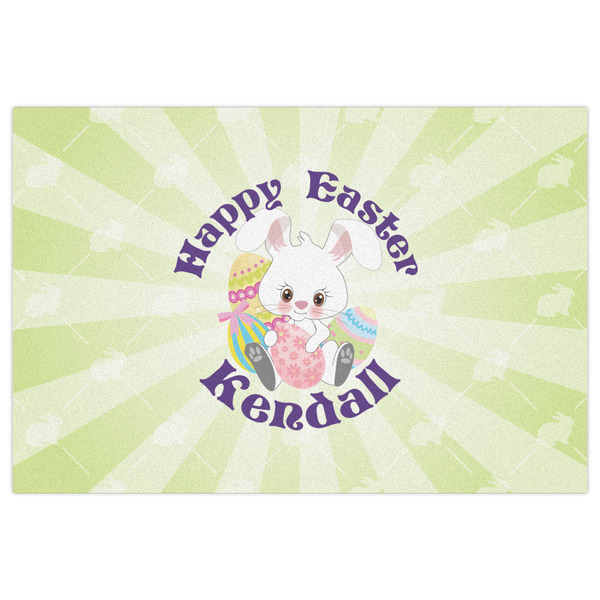 Easter Bunny Indoor / Outdoor Rug - 2'x3' - Front Flat