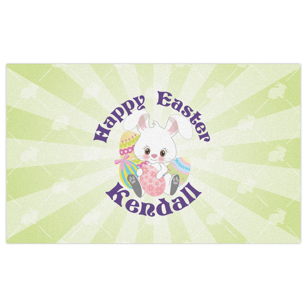 Easter Bunny Indoor / Outdoor Rug - 3'x5' - Front Flat