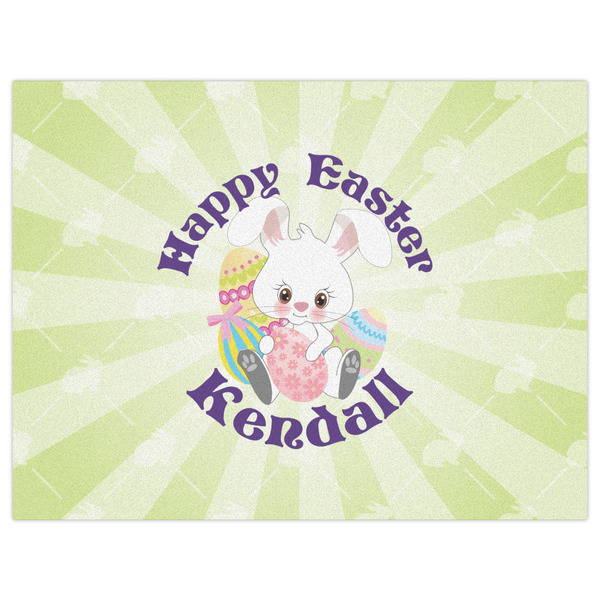 Easter Bunny Indoor / Outdoor Rug - 6'x8' - Front Flat