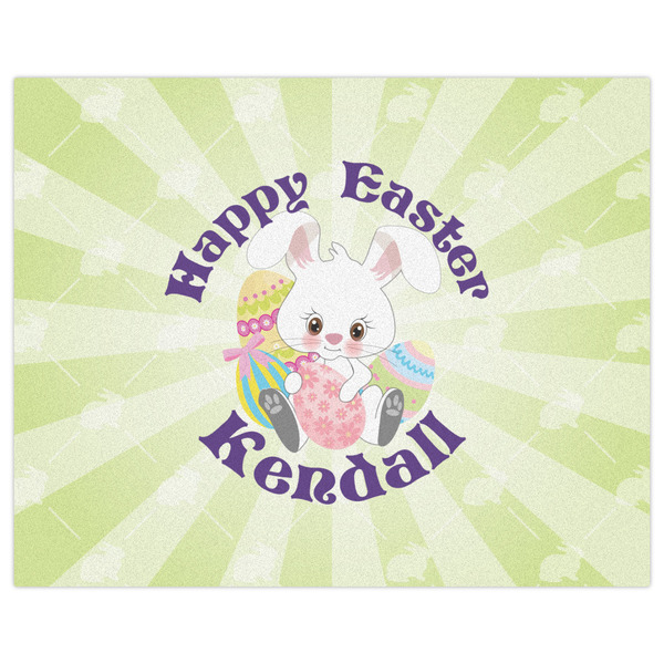 Easter Bunny Indoor / Outdoor Rug - 8'x10' - Front Flat