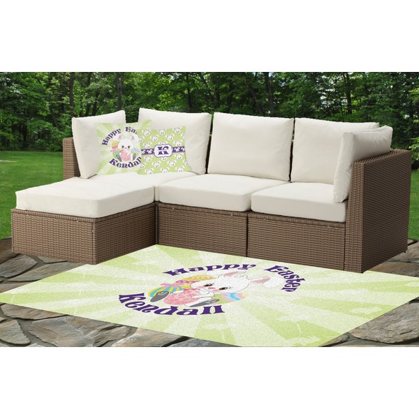 Easter Bunny Indoor / Outdoor Rug & Cushions