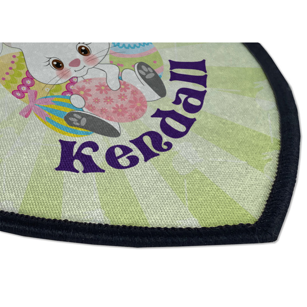 Easter Bunny Iron on Shield 3 Detail