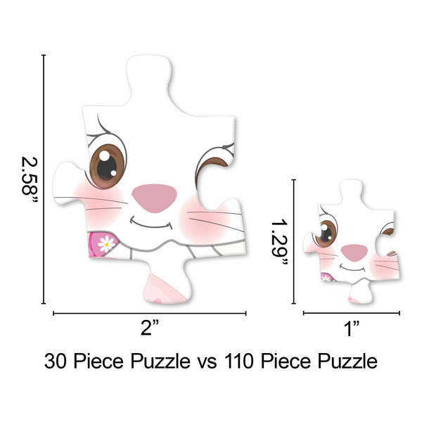 Easter Bunny Jigsaw Puzzle - Piece Comparison