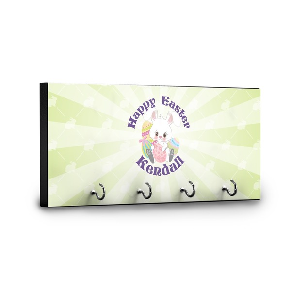 Easter Bunny Key Hanger - Front View with Hooks