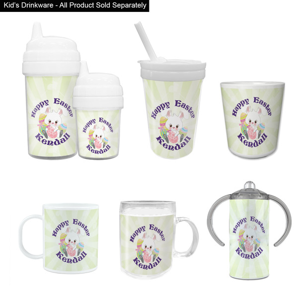 Easter Bunny Kid's Drinkware - Customized & Personalized