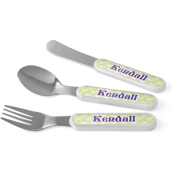 Custom Easter Bunny Kid's Flatware (Personalized)